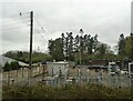 Electricity distribution site near Bissell Lodge