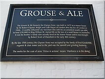 SU8091 : Information Board outside the Grouse & Ale, Lane End by David Hillas