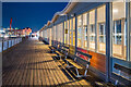 ST3161 : Night-time on the Grand Pier, Weston-Super-Mare by Oliver Mills