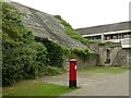 Hooe Barn and pillar box