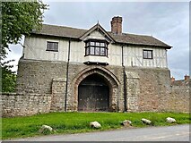 SO4876 : Priory Gatehouse, Bromfield by Mike Parker