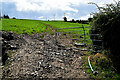 Rough entrance to field along Magheralough Road