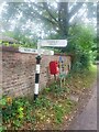 Direction Sign - Signpost on Davenport Lane, Mobberley