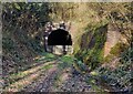 SO5897 : Disused railway tunnel at Presthope by Mat Fascione