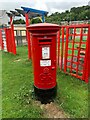 SH5871 : King George V pillar box, Maesgeirchen by Meirion