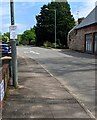 Notice on a Newport Road lamppost, Llantarnam, Cwmbran