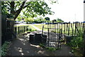 Footpath emerges onto Blackheath