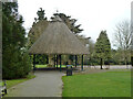 Thatched shelter, Braintree and Bocking Public Gardens