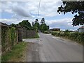 Farm buildings on Nye Road, looking west