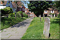 TR2235 : St Mary and St Eanswythe's churchyard, Folkestone by Stephen McKay