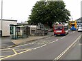 Bus stop at Plymstock Fire Station, Plymstock