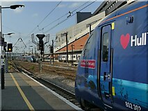SE5703 : Doncaster station - passing Hull Trains by Stephen Craven