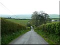 Road south-east to Tynbedw