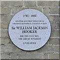 TM3877 : Sir William Jackson Hooker plaque by Adrian S Pye