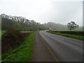 Approaching a bend in the A456 towards Bewdley