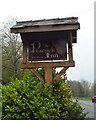 Sign for the Peacock Inn