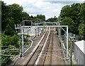 East Coast Mainline at Benton Quarry Bridge