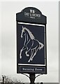 Sign for the Running Horse Chef & Brewer pub