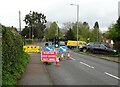 Roadworks on Cleobury Road (B4190)