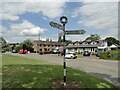 Direction Sign – Signpost on Hawkes Mill Lane, Brownshill Green