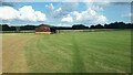 Footpath past cricket pavilion at Rushall