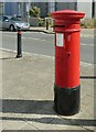 Pillar box, ref PL1 18D, Citadel Road, Plymouth