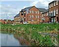 New canalside housing in Kidderminster, Worcestershire