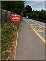 SAFLE BWS AR GAU / BUS STOP CLOSED, Llantarnam, Cwmbran