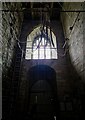 St Newlina - Looking up inside the tower