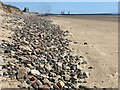 Pebble bank on Aberavon beach