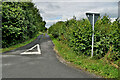 Road junction along Tattynure Road