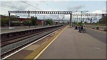 SP3692 : Nuneaton station - looking north from platform 4 by Peter Whatley