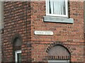 Cast metal street sign, Thomas Street, Flint