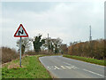 Bends on road towards Beazley End