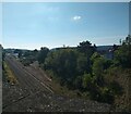 Railway line from Bedminster Down Road