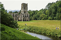 SE2768 : Fountains Abbey and the River Skell by Trevor Littlewood