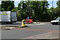 Mini-roundabout, A21