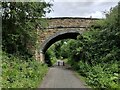 Bridge across a former railway line