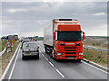 SW7849 : HGV on the A30 near to Callestick by David Dixon