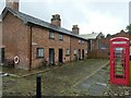 Restored canal-workers cottages, National Waterways Museum