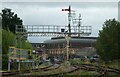 Signal gantry near Harrogate Station