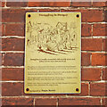 TM3389 : Bungay heritage plaque, Smuggling in Bungay, & Brandy Lane by Adrian S Pye