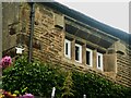 Mullioned window on Wood End Farm, Slaithwaite