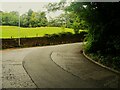 Sharp bend on Crimble Clough Road, Slaithwaite