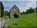 NZ1800 : Easby Abbey: gatehouse by Stephen Craven