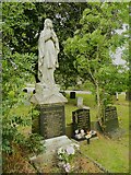 SE1730 : Praying woman, Bowling Cemetery, Bradford by Humphrey Bolton