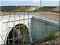 SW8453 : A30 Improvement, New Bridge Under Construction at Carland Cross by David Dixon
