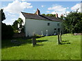 Churchyard and Manor Farmhouse, Thoroton