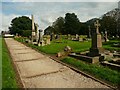 Path up through the churchyard, Birkenshaw