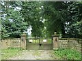 Gated entrance to Swillington Park